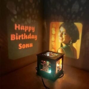 Rotating Photo Shadow Lamp