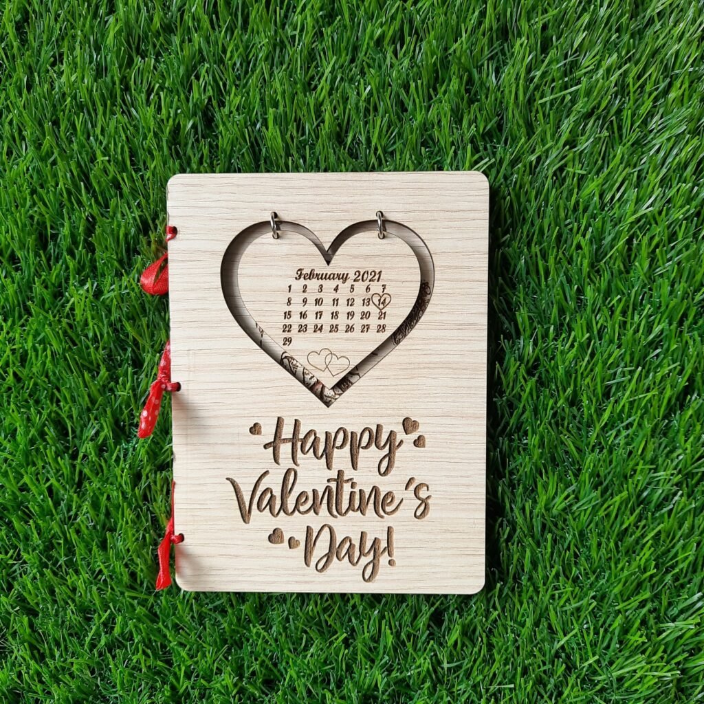 Wooden Greeting Card
