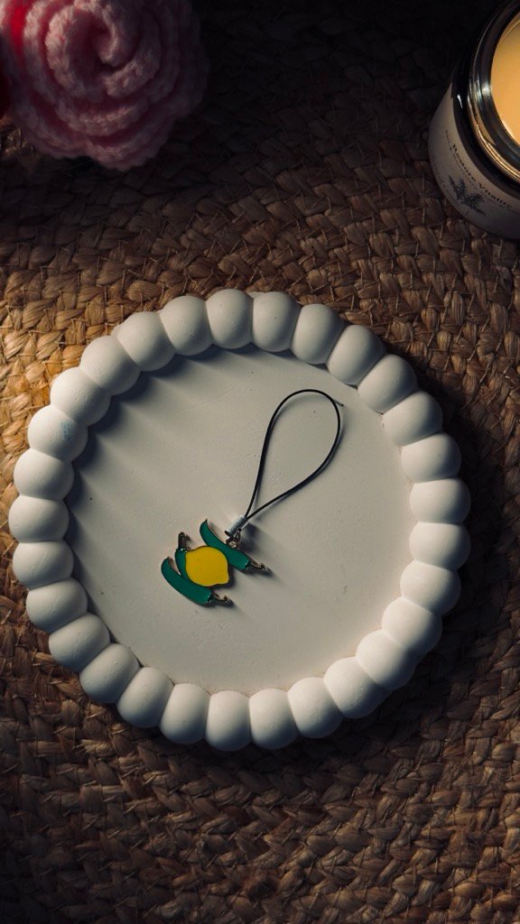 Limbu Mirchi Mobile Charm