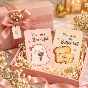Pun cards hamper