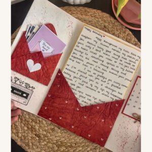 Red theme envelope card
